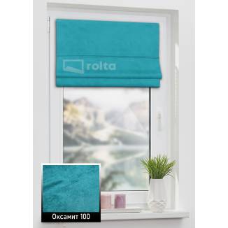 Римські штори Оксамит 100 аквамарин Римські штори Оксамит 100 аквамарин