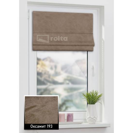 Римські штори Оксамит 193 коричневий Римські штори Оксамит 193 коричневий