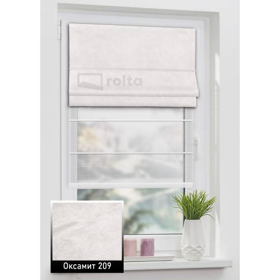 Римські штори Оксамит 209 сірий шовк Римські штори Оксамит 209 сірий шовк