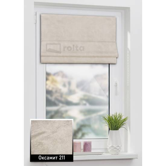 Римські штори Оксамит 211 капучіно Римські штори Оксамит 211 капучіно