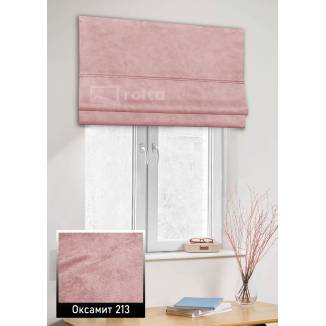 Римські штори Оксамит 213 рожевий