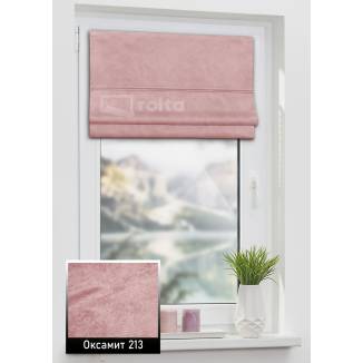 Римські штори Оксамит 213 рожевий