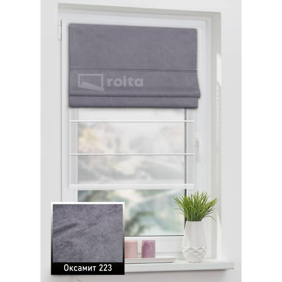 Римські штори Оксамит 223 фіолетовий Римські штори Оксамит 223 фіолетовий