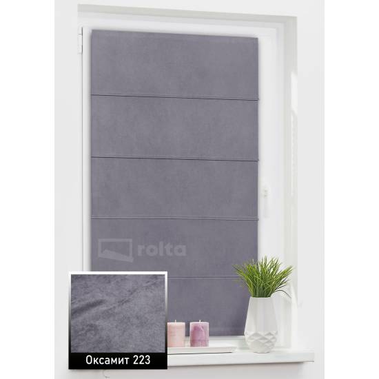 Римські штори Оксамит 223 фіолетовий Римські штори Оксамит 223 фіолетовий