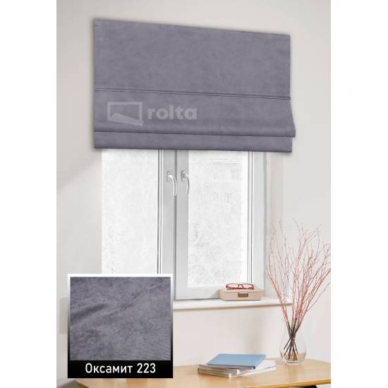 Римські штори Оксамит 223 фіолетовий Римські штори Оксамит 223 фіолетовий