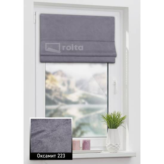 Римські штори Оксамит 223 фіолетовий Римські штори Оксамит 223 фіолетовий