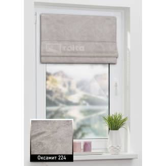 Римські штори Оксамит 224 платиново-сірий