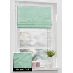 Римські штори Оксамит 248 блідо-зелений