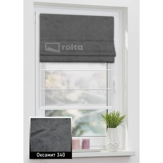 Римські штори Оксамит 340 графіт Римські штори Оксамит 340 графіт