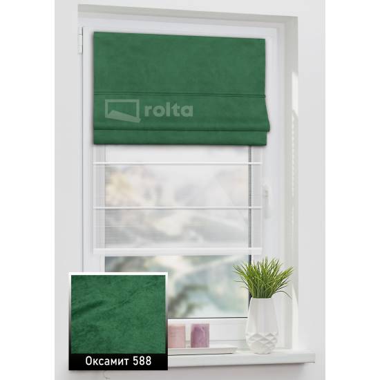 Римські штори Оксамит 588 нефрит Римські штори Оксамит 588 нефрит