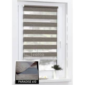Ролети день-ніч PARADISE 610 світло коричневий
