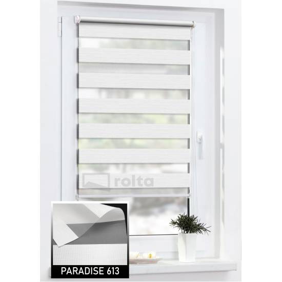 Ролети день-ніч PARADISE 613 білий