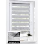 Ролети день-ніч PARADISE 616 біло-сіра