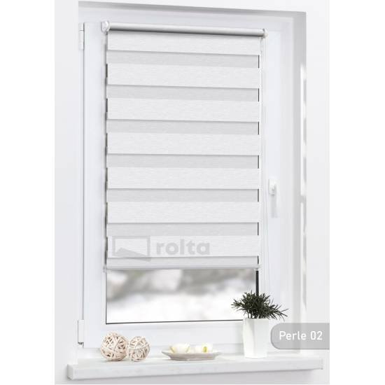 Ролети день-ніч PERLE 02 сріблясто-срібний Ролети день-ніч PERLE 02 сріблясто-срібний
