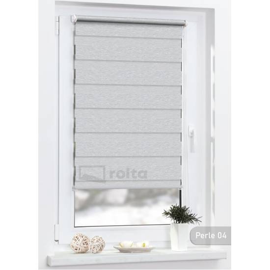 Ролети день-ніч PERLE 04 срібно-сірий Ролети день-ніч PERLE 04 срібно-сірий