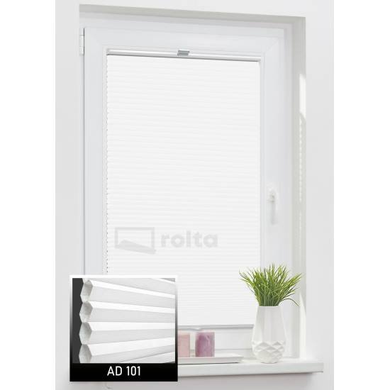 Штори плісе сотові AD 101 білий