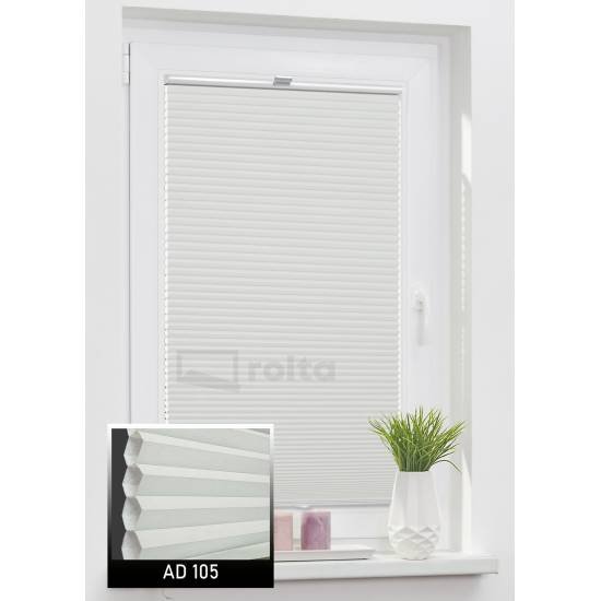 Штори плісе сотові AD 105 світлий сірий Штори плісе сотові AD 105 світлий сірий