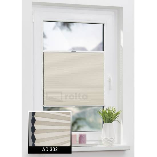 Штори плісе сотові AD 302 темний беж