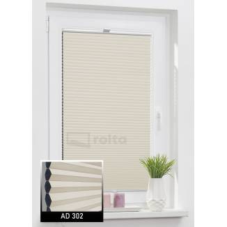 Штори плісе сотові AD 302 темний беж