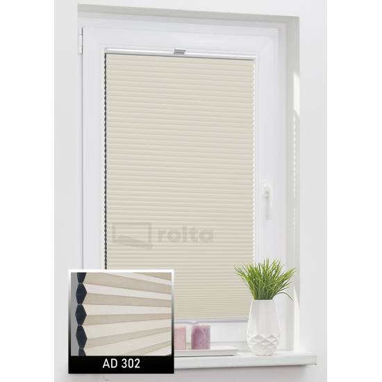 Штори плісе сотові AD 302 темний беж