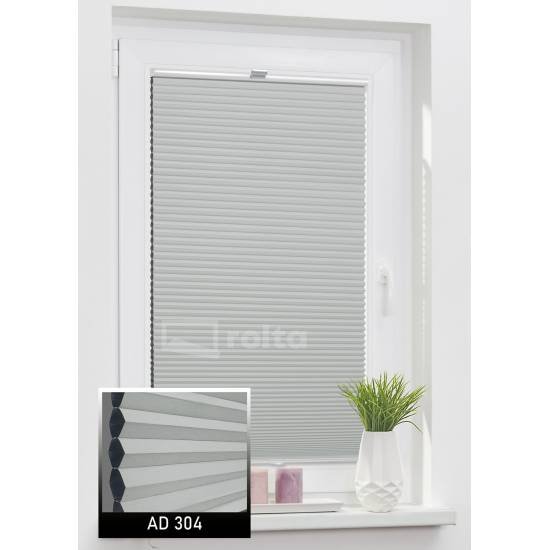 Штори плісе сотові AD 304 сірий