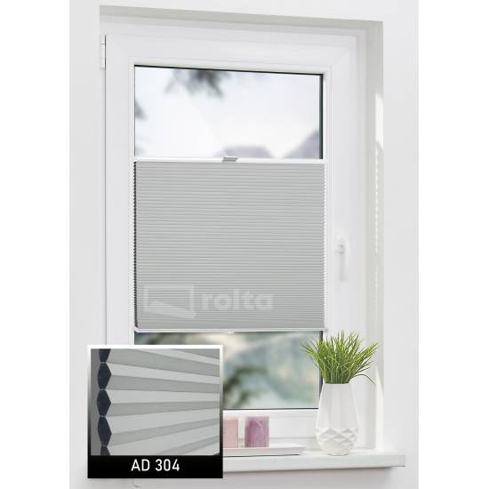 Штори плісе сотові AD 304 сірий