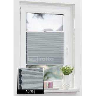 Штори плісе сотові AD 308 темний сірий