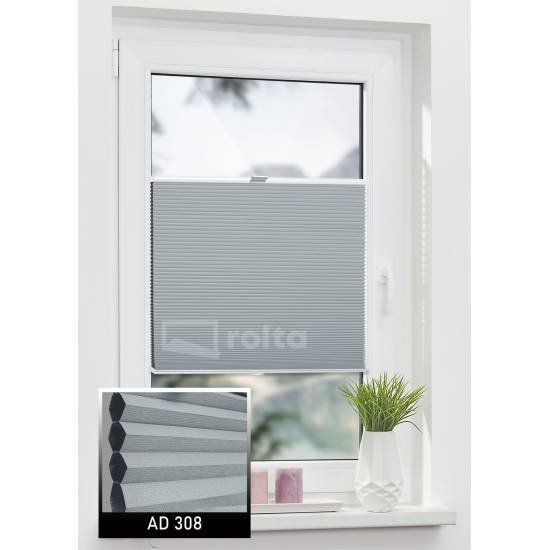 Штори плісе сотові AD 308 темний сірий