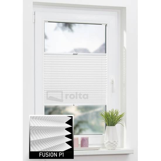 Штори плісе P1 білий