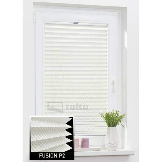 Штори плісе P2 молочний