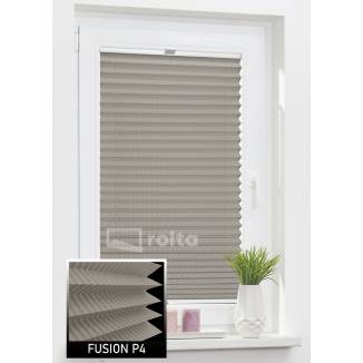 Штори плісе P4 світлокоричневий