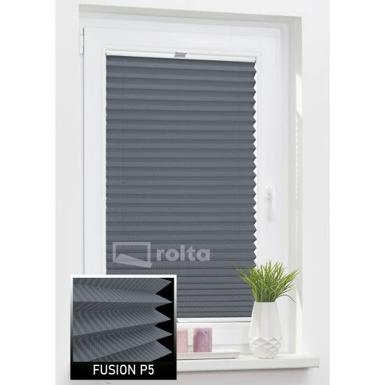 Штори плісе P5 антрацит