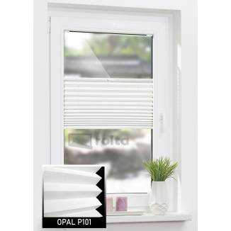 Штори плісе P101 білий