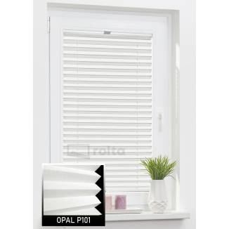 Штори плісе P101 білий