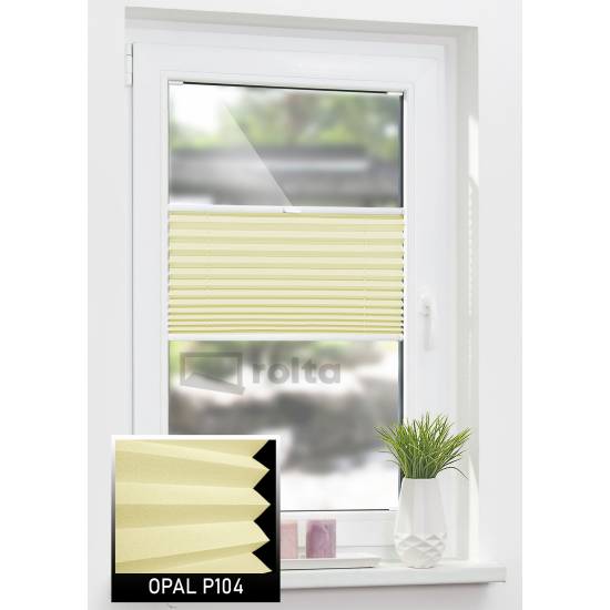Штори плісе P104 жовтий