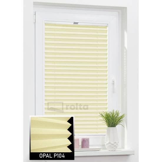 Штори плісе P104 жовтий