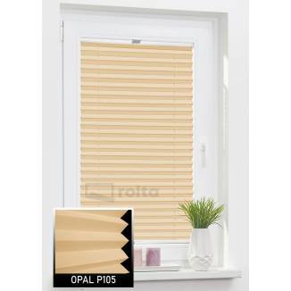 Штори плісе P105 темний беж