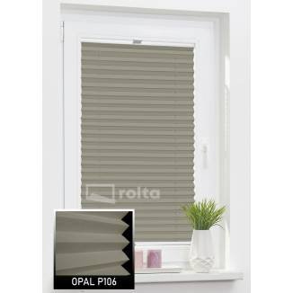 Штори плісе P106 світло коричневий