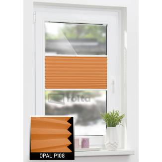 Штори плісе P108 оранжевий