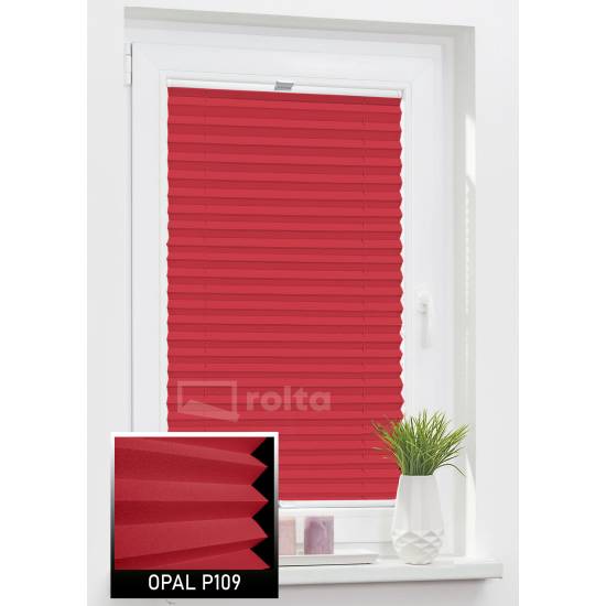 Штори плісе P109 червоний Штори плісе P109 червоний