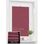 Штори плісе P110 бордовий