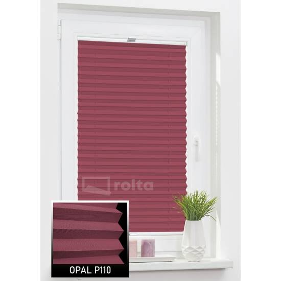 Штори плісе P110 бордовий