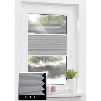 Штори плісе P111 світло сірий