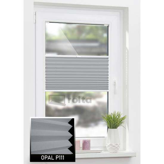 Штори плісе P111 світло сірий Штори плісе P111 світло сірий