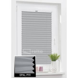 Штори плісе P111 світло сірий