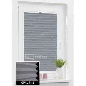 Штори плісе Р112 темно сірий