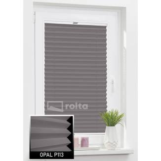 Штори плісе P113 антрацит