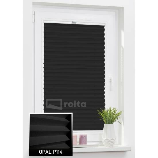 Штори плісе P114 чорний