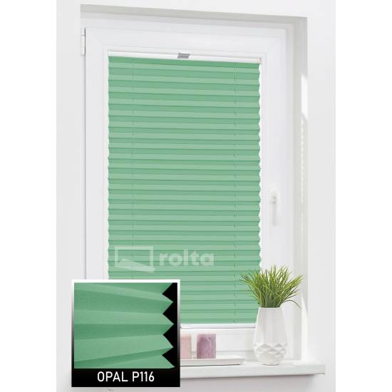 Штори плісе P116 зелений