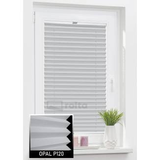 Штори плісе P120 сірий